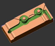 Base oil filter Core Box - bottom