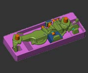 Base oil filter - Pattern Top