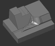 Turbine Manifold Corebox Side