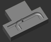Turbine Manifold Corebox Bottom