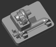 Turbine Manifold Pattern Bottom