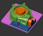 Water Pump Body Pattern
