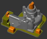 Water Pump Body Pattern Top